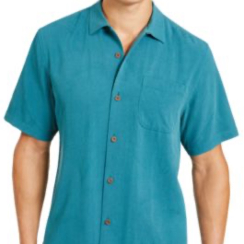 Men’s Tommy Bahama Solid Tropic Isle Short Sleeve 2XL